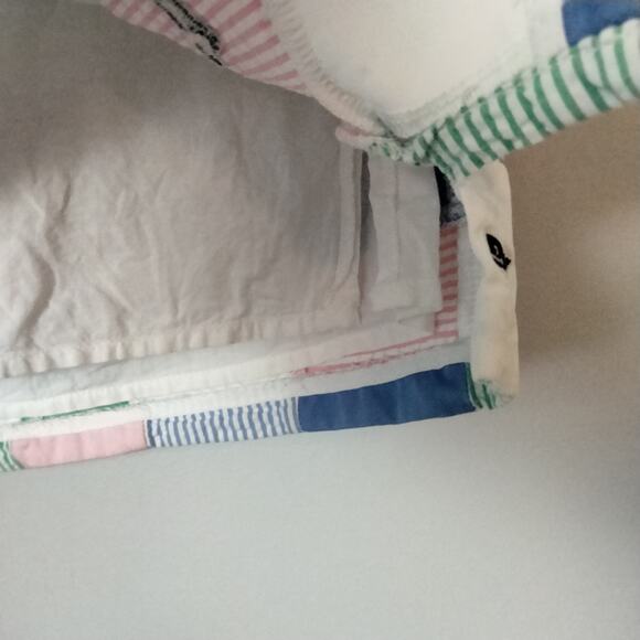 Vineyard Vines Patchwork Mini Skirt - Blue, Pink, Green, White - Picture 5 of 6